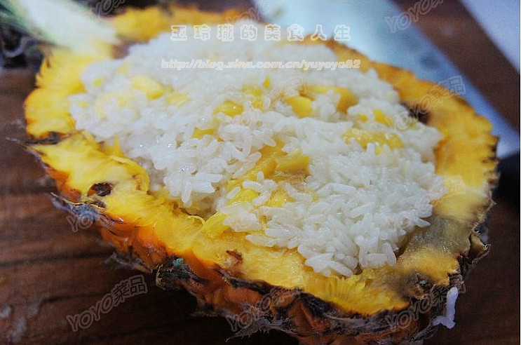 云南风味菠萝饭步骤4