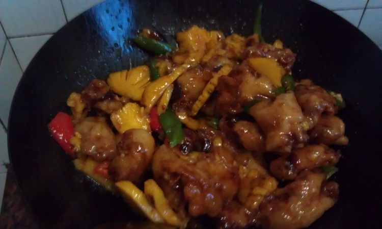 菠萝酸梅肉步骤14