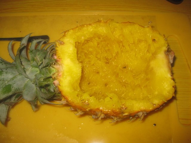 芝士菠萝腊肠焗饭步骤10