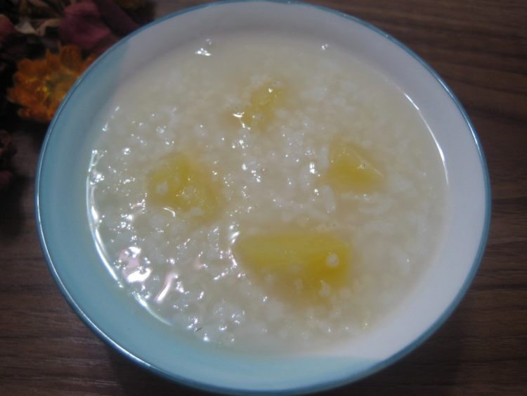 菠萝粥步骤6