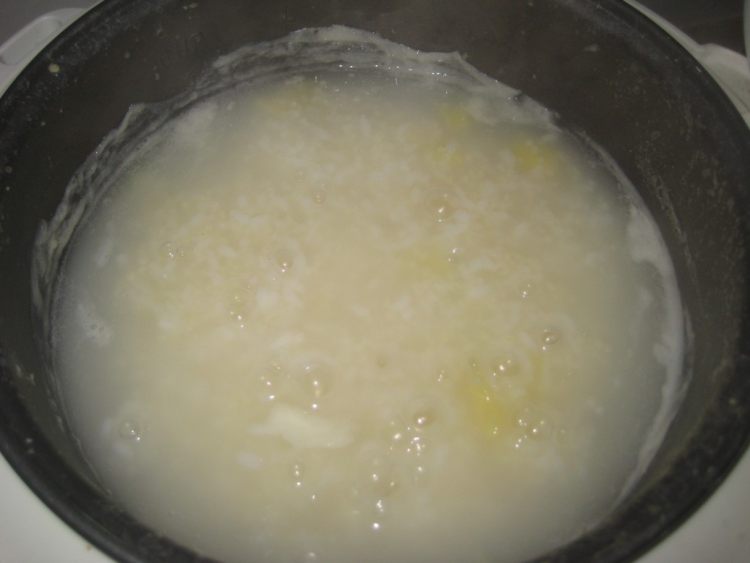菠萝粥步骤5