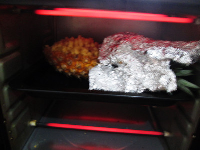 虾仁菠萝焗饭步骤12