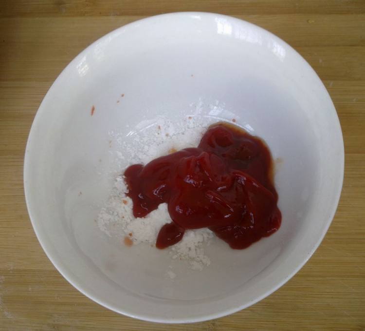 素菠萝咕咾肉步骤6