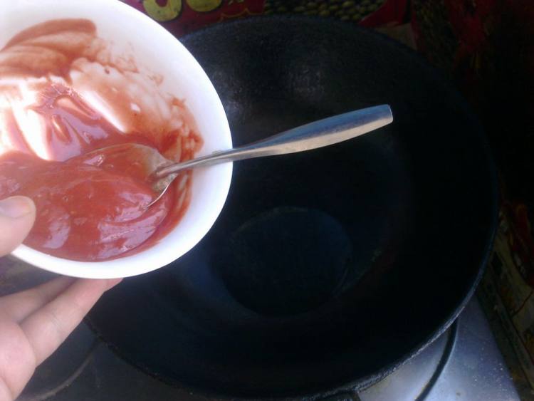 素菠萝咕咾肉步骤7