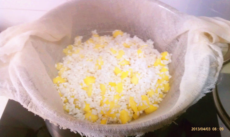 菠萝蜜汁糯米饭步骤4