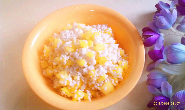 菠萝蜜汁糯米饭步骤3