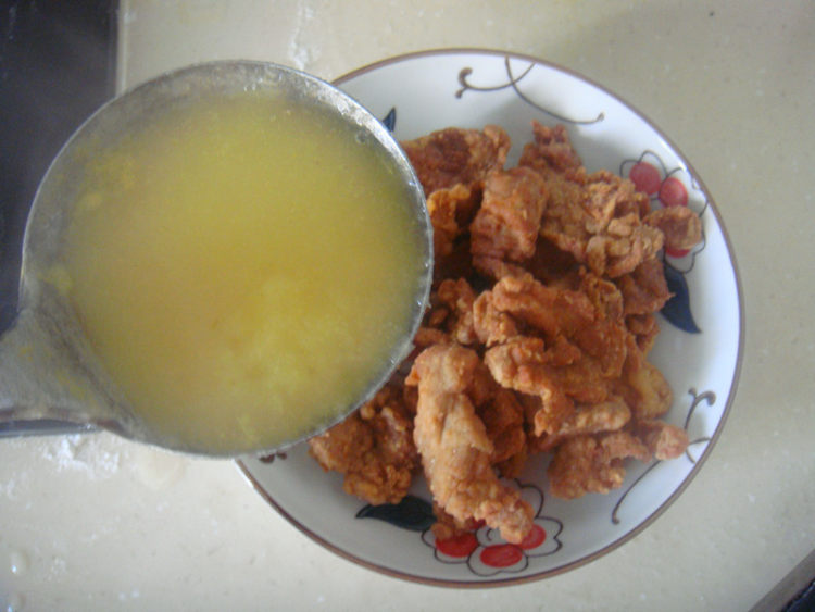 菠萝汁里脊肉步骤10