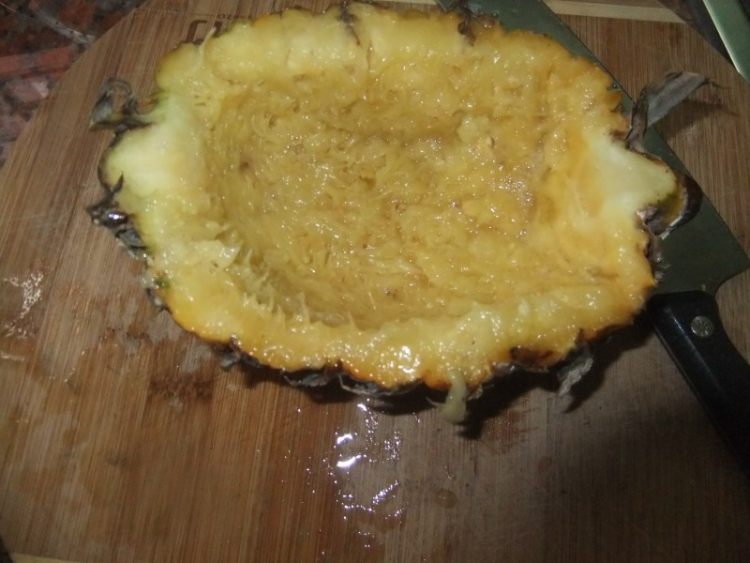 培根菠萝炒饭步骤2