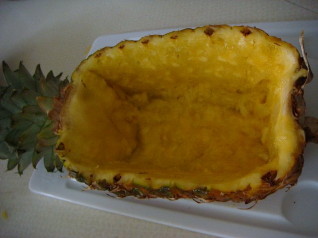 椰浆菠萝海鲜饭步骤3
