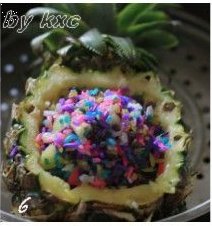菠萝五彩盅步骤6
