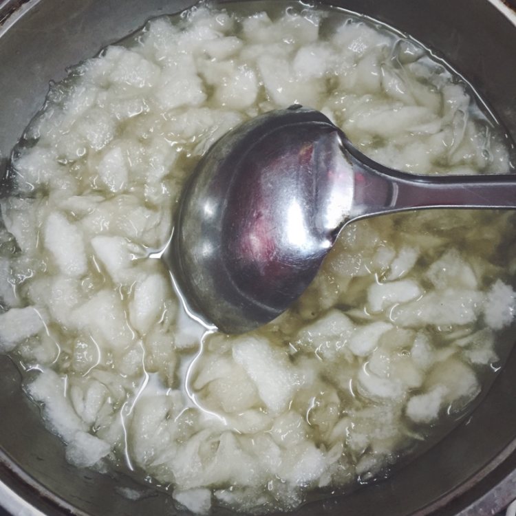 蜂蜜冰糖雪梨酱步骤4
