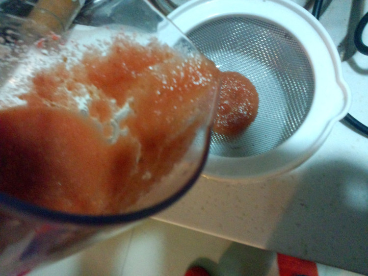 胡萝卜生梨饮步骤7
