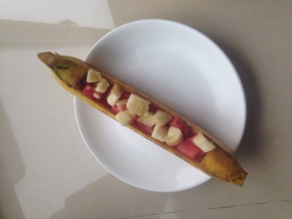 香蕉船水果沙拉步骤9