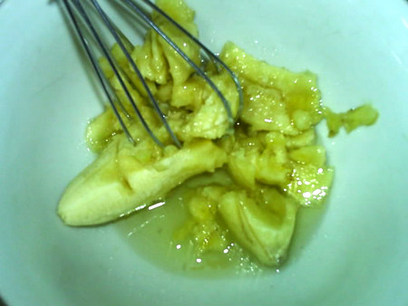全麦香蕉饼步骤3