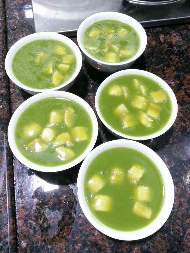 香蕉抹茶布丁步骤5