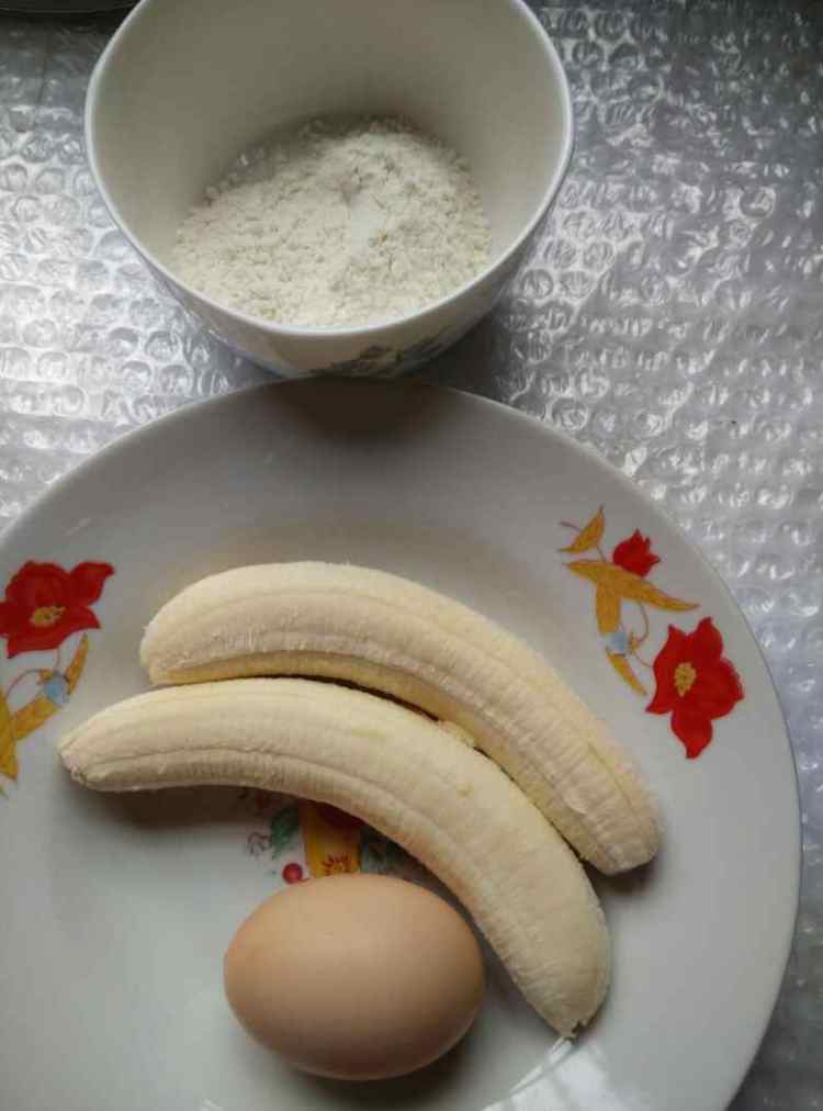 香脆炸香蕉步骤1