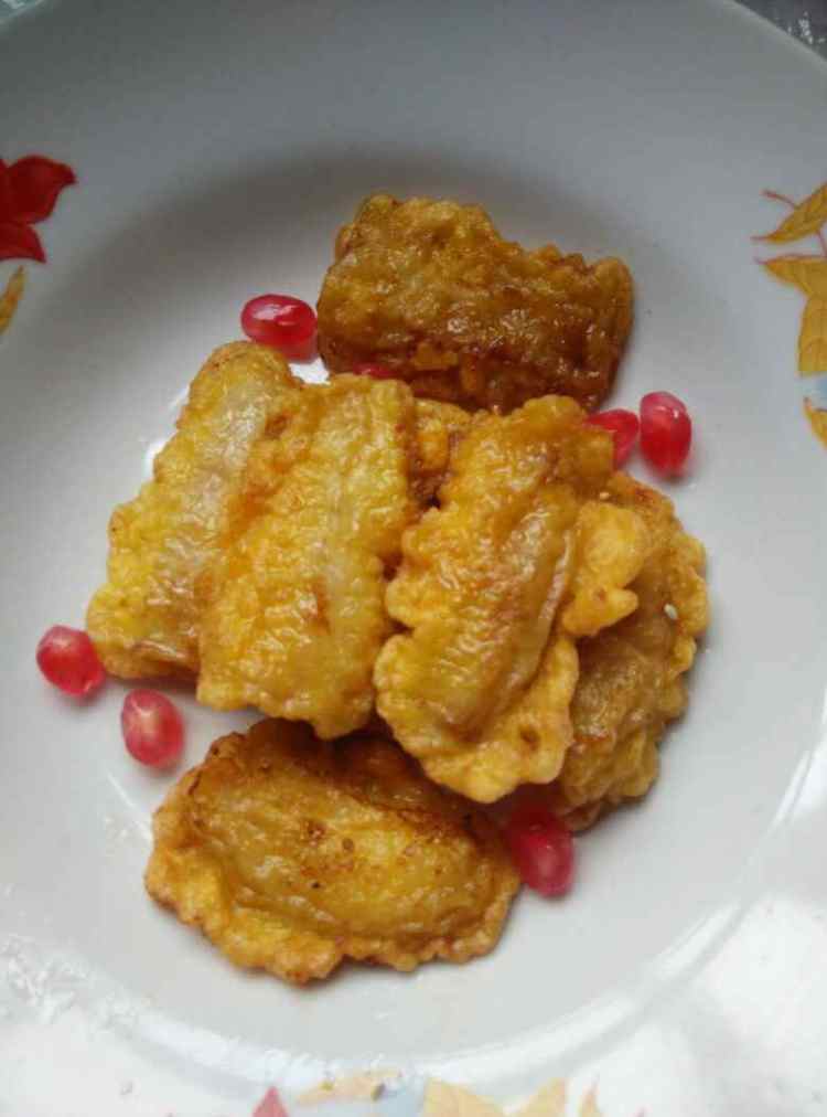 香脆炸香蕉步骤5