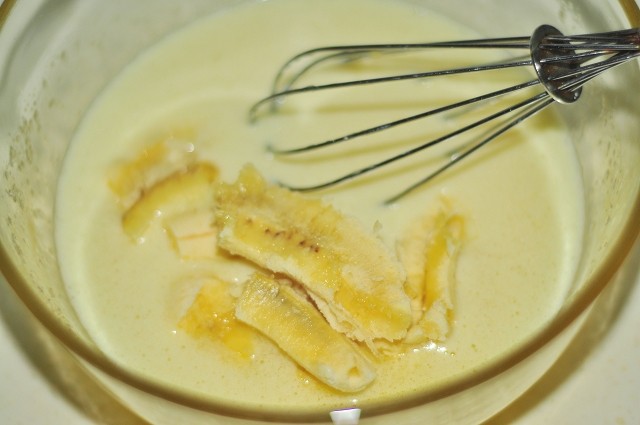 香蕉磅蛋糕配豆腐奶油步骤4