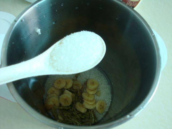 香蕉果皮米糊步骤6