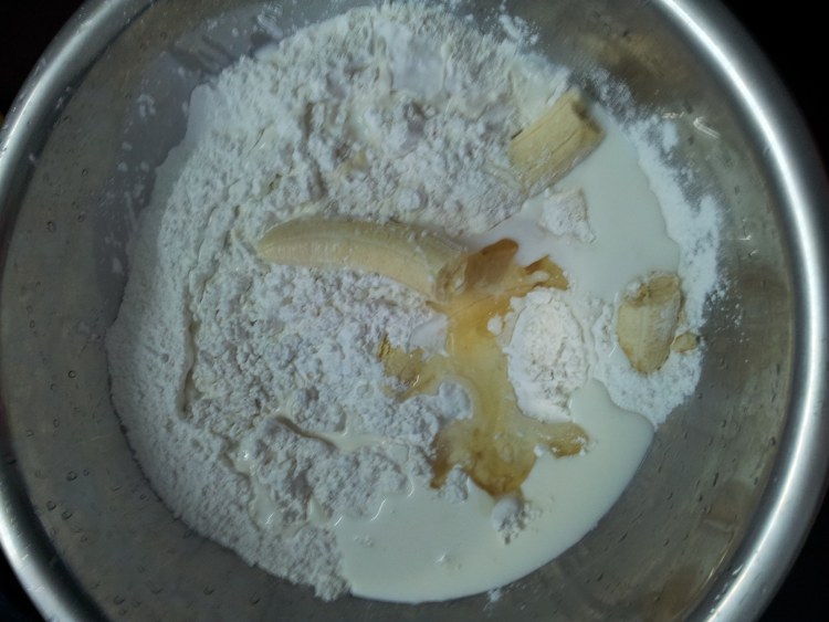香蕉蜂蜜饼步骤2