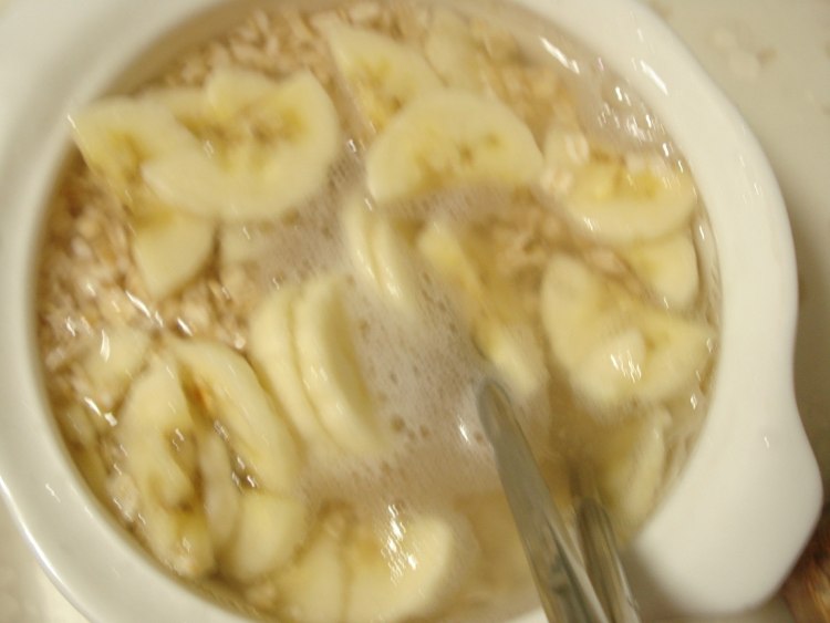 香蕉麦片粥步骤6