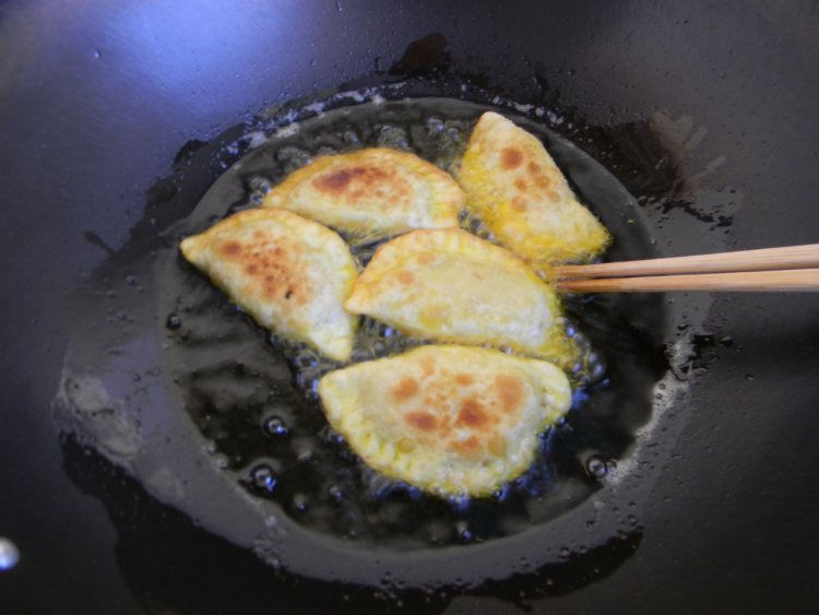 香蕉甜饺步骤9