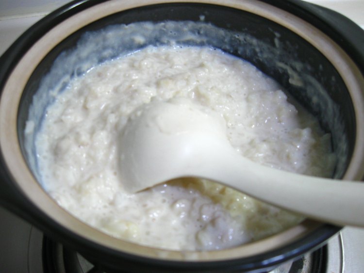 香蕉牛奶粥步骤6