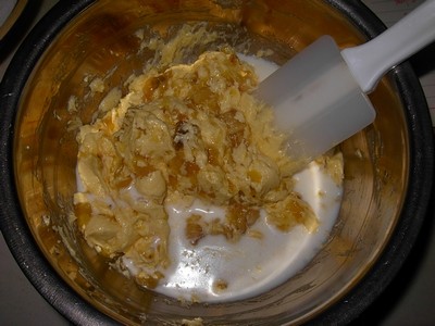香蕉葡萄干玛芬（乳化步骤8