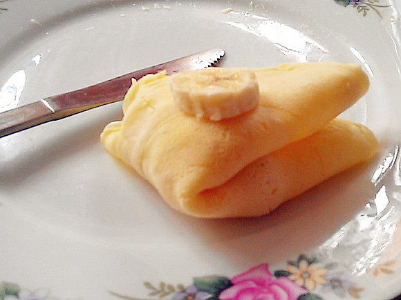 香蕉芝麻软饼步骤11