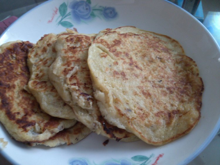 香蕉面糊饼步骤9