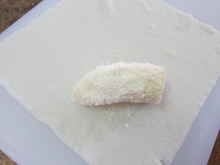 脆皮椰香蕉步骤4