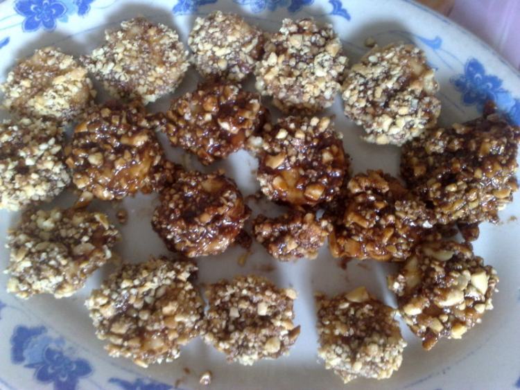 花生巧克力香蕉球步骤7