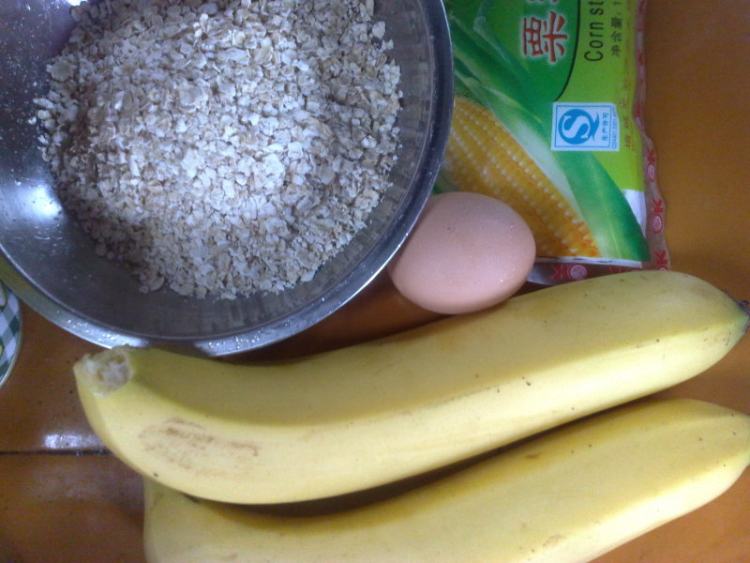 煎燕麦香蕉步骤1