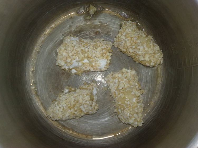 煎燕麦香蕉步骤7