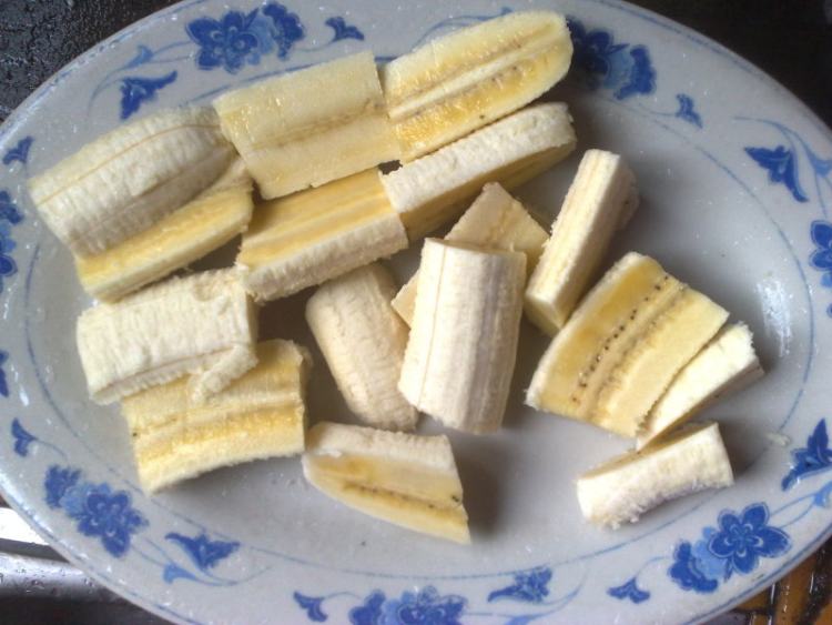煎燕麦香蕉步骤3