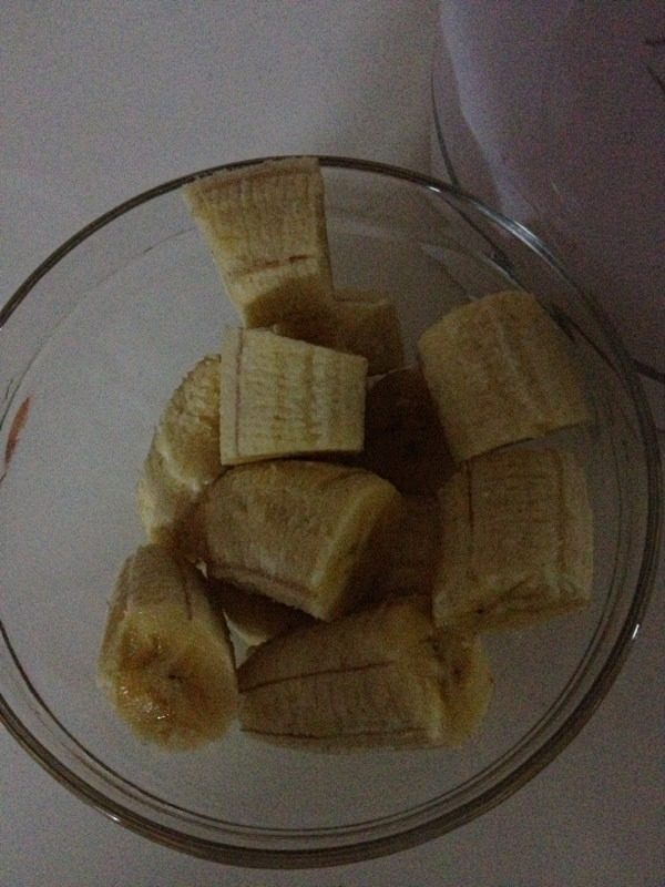 香蕉黑紫米露步骤3