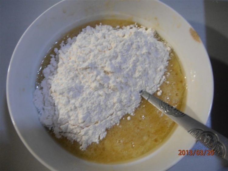 香蕉蜜豆麦芬步骤6