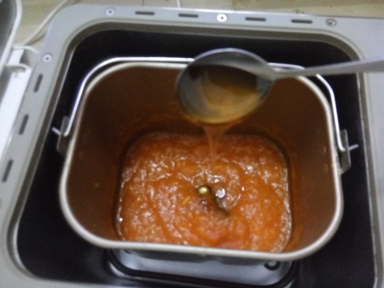 自制木瓜酱（面包机版步骤6