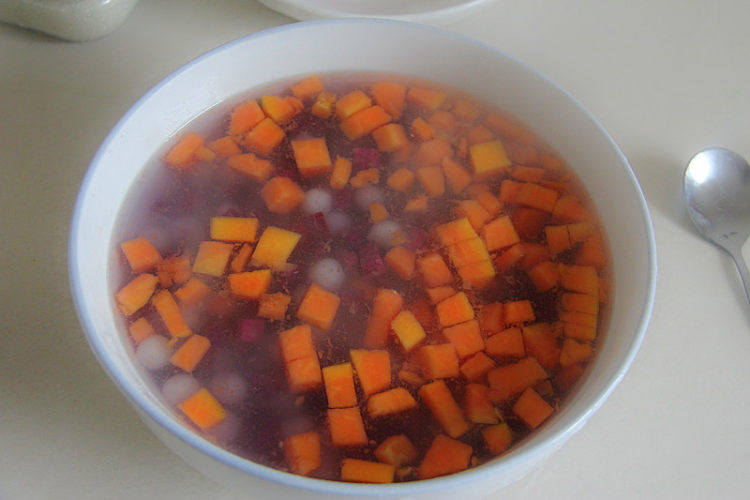 紫薯木瓜小汤圆步骤7