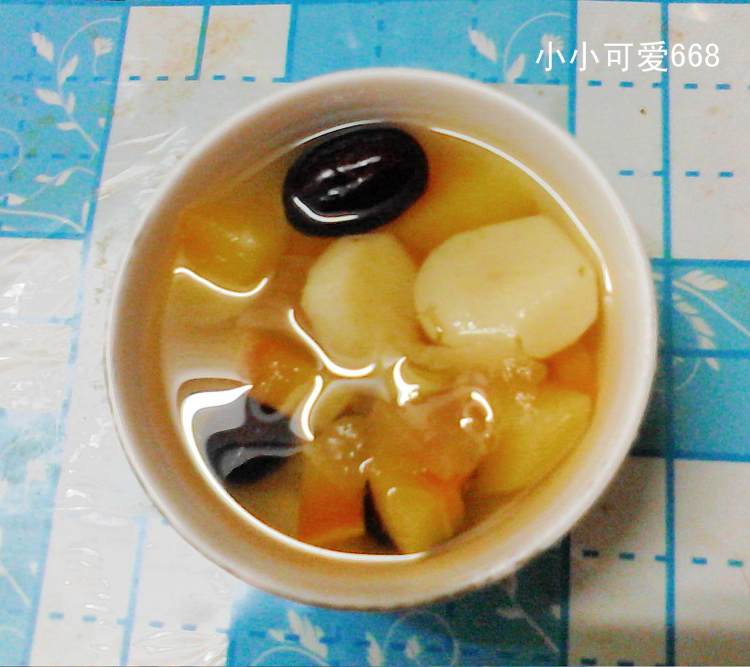 马蹄木瓜红枣汤步骤5