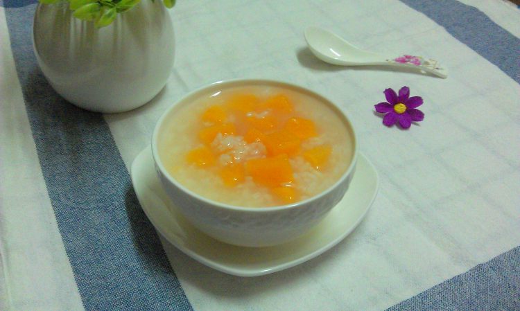 木瓜糯米粥步骤6