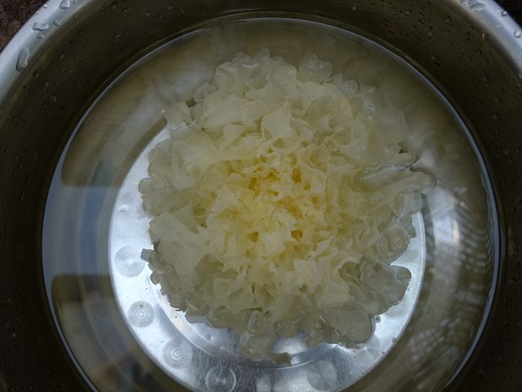 木瓜冰糖炖雪耳步骤1