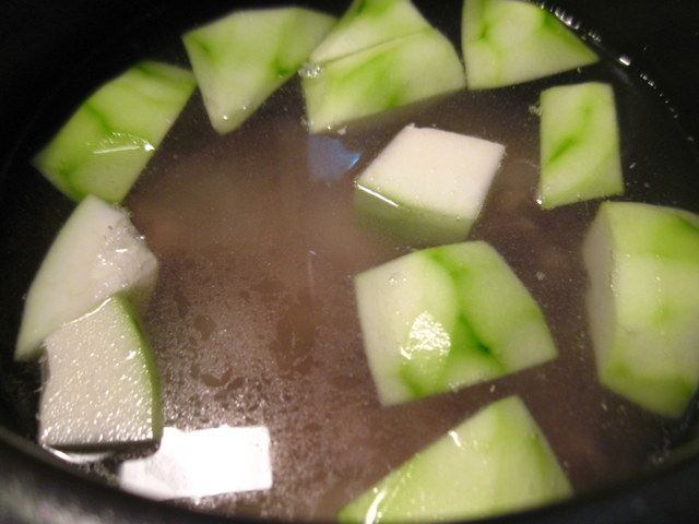 木瓜冬菇粥步骤6