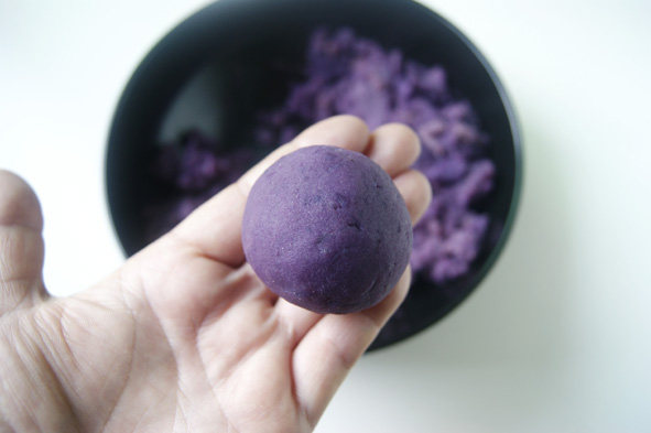 低脂健康小甜点【紫薯步骤9