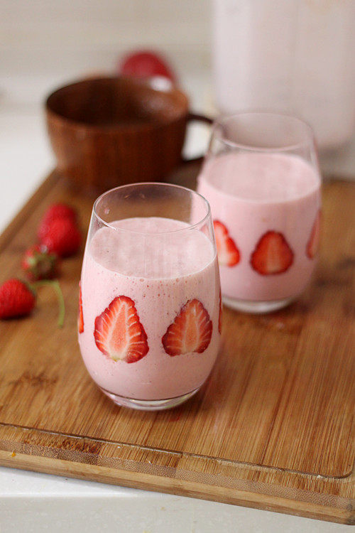 草莓酸奶造型杯步骤7