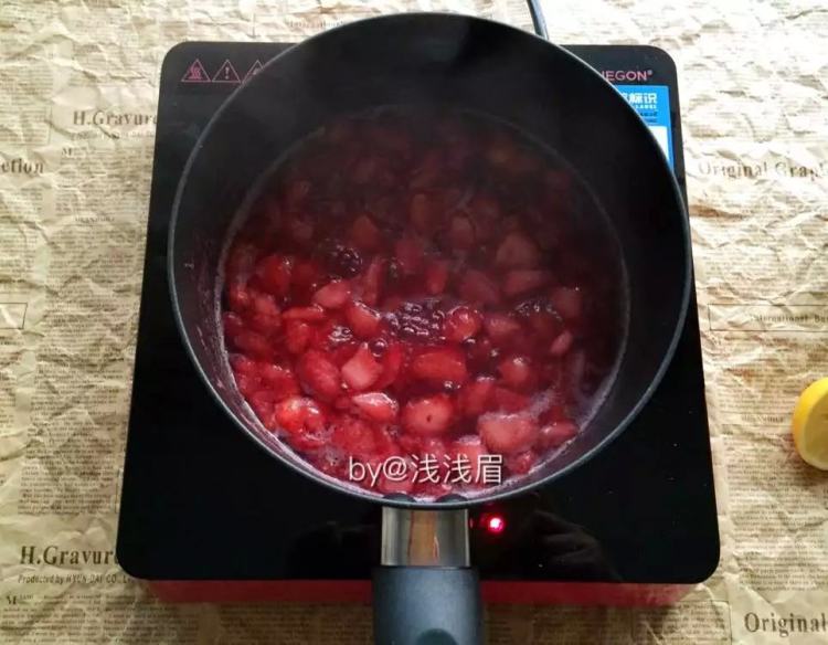 美味草莓酱#多效护理步骤8