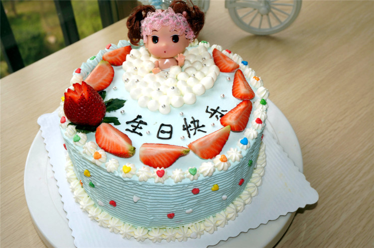 泡浴娃娃生日蛋糕步骤14