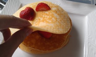 奶香草莓糕饼步骤16
