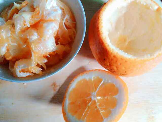 橙子西米盅步骤6