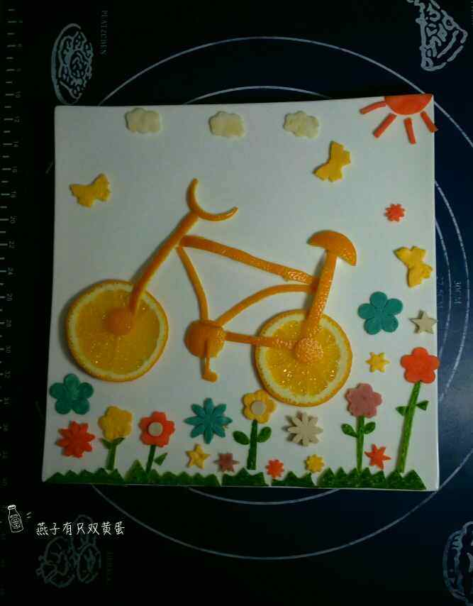 橙子自行车步骤13